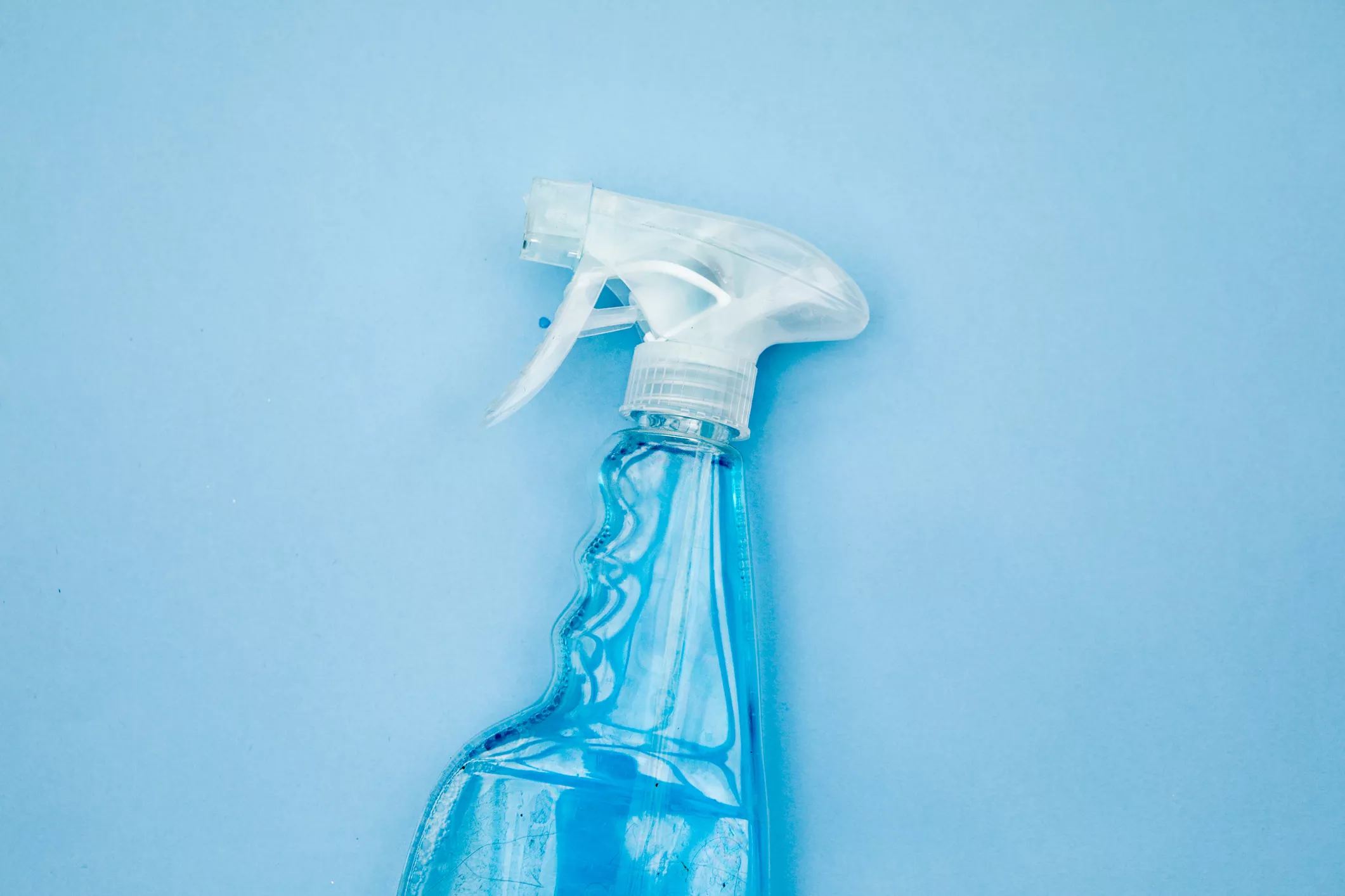 Spray bottle with water in it.